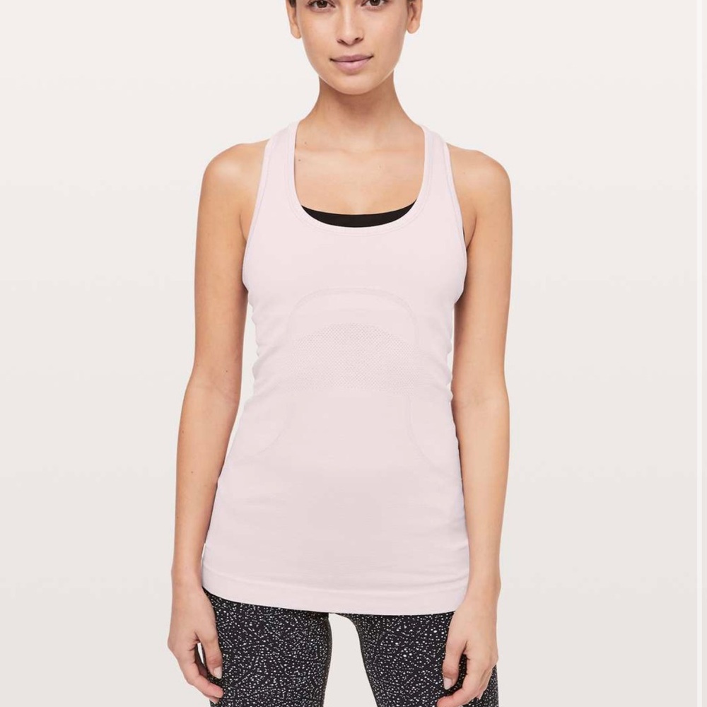 Lululemon porcelain pink swiftly tank